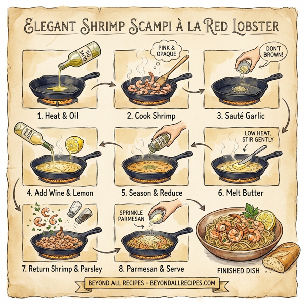 Elegant Shrimp Scampi à la Red Lobster instructions