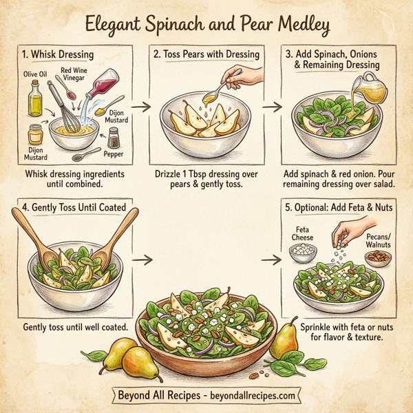 Elegant Spinach and Pear Medley instructions