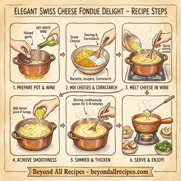 Elegant Swiss Cheese Fondue Delight instructions