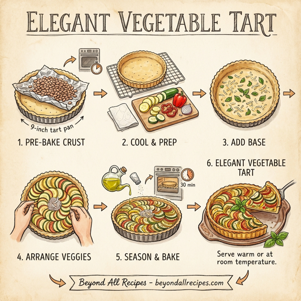 Elegant Vegetable Tart instructions
