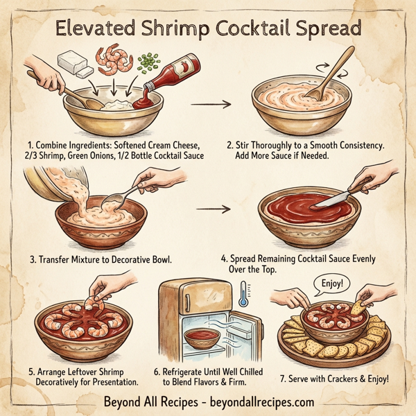 Elevated Shrimp Cocktail Spread instructions