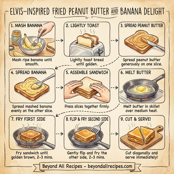 Elvis-Inspired Fried Peanut Butter and Banana Delight instructions