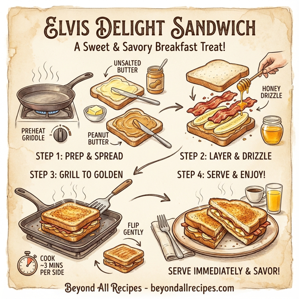 Elvis Delight Sandwich instructions