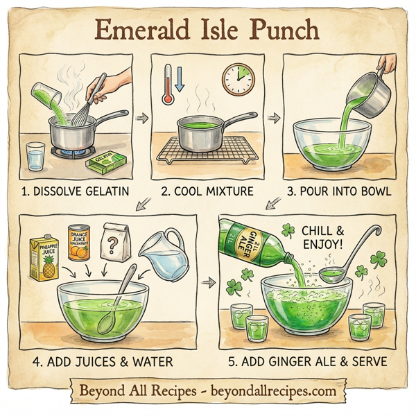 Emerald Isle Punch instructions