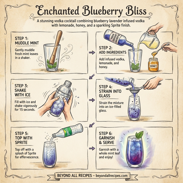 Enchanted Blueberry Bliss instructions