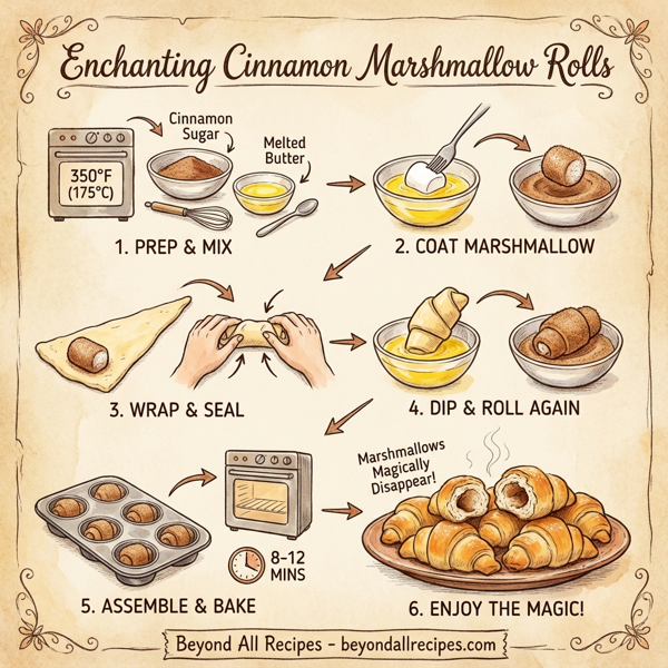 Enchanting Cinnamon Marshmallow Rolls instructions