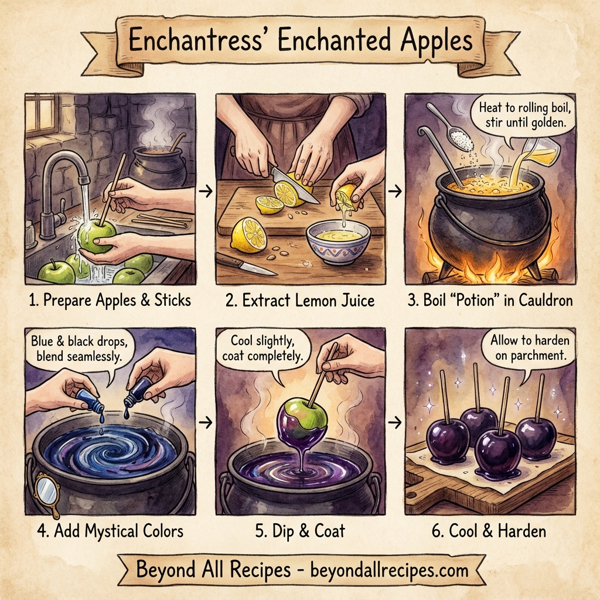 Enchantress' Enchanted Apples instructions