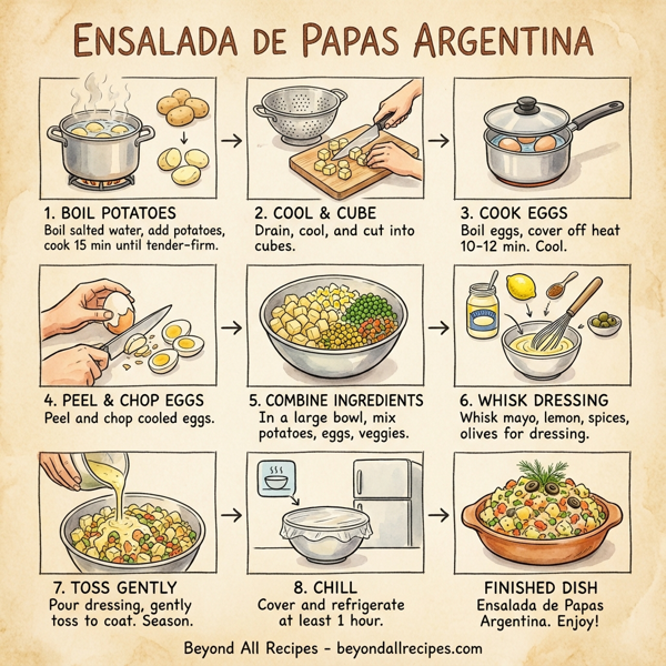 Ensalada de Papas Argentina instructions