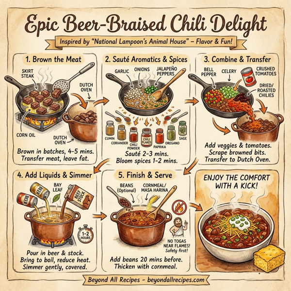 Epic Beer-Braised Chili Delight instructions