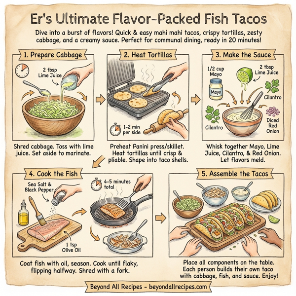 Er's Ultimate Flavor-Packed Fish Tacos instructions