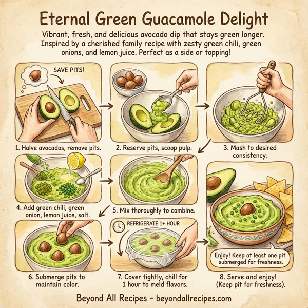 Eternal Green Guacamole Delight instructions