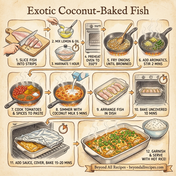 Exotic Coconut-Baked Fish instructions