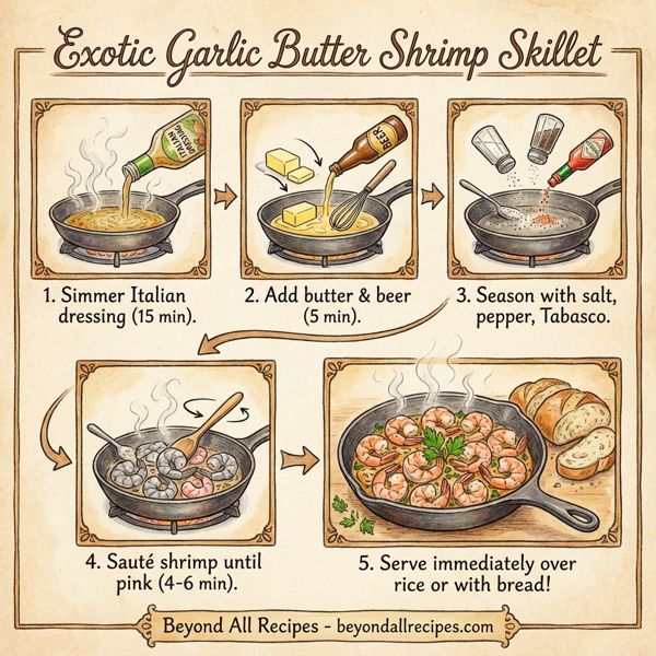 Exotic Garlic Butter Shrimp Skillet instructions