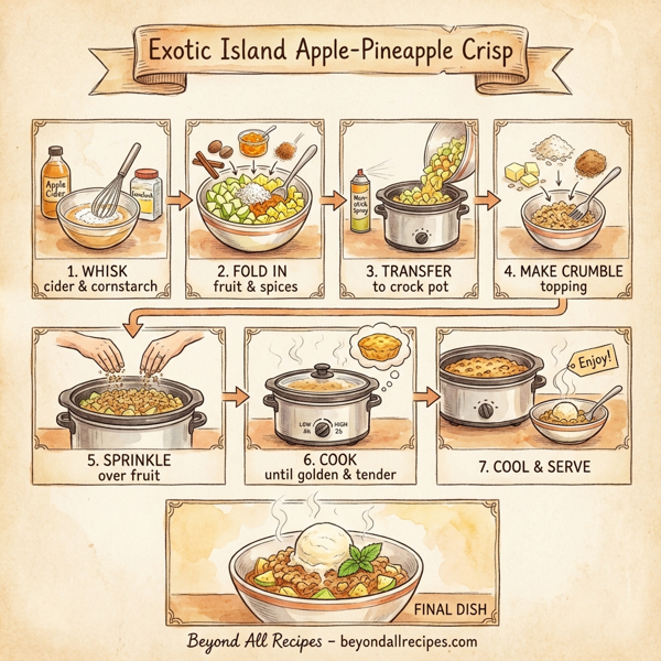 Exotic Island Apple-Pineapple Crisp instructions