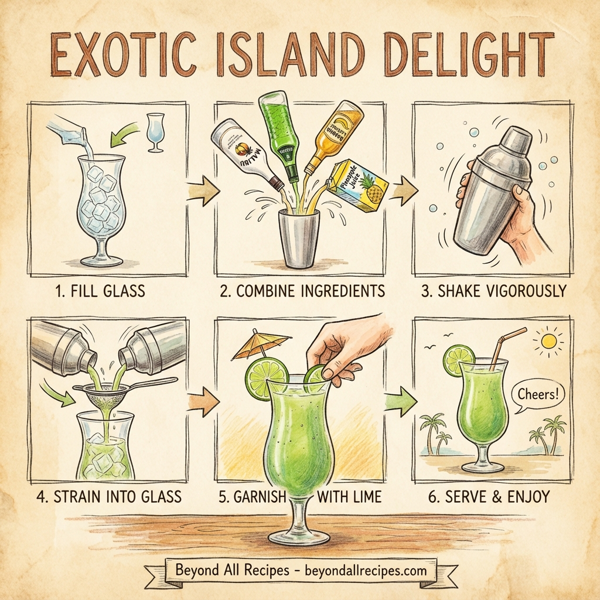 Exotic Island Delight instructions
