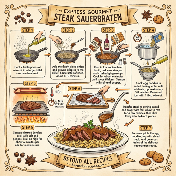 Express Gourmet Steak Sauerbraten instructions