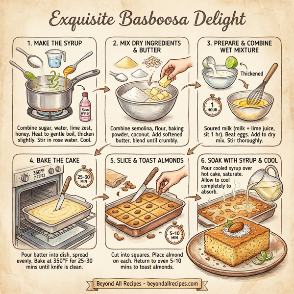 Exquisite Basboosa Delight instructions