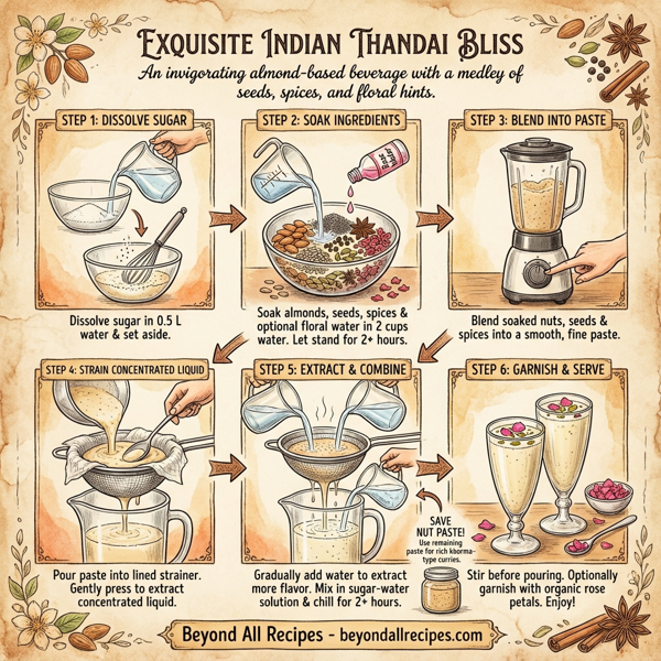Exquisite Indian Thandai Bliss instructions