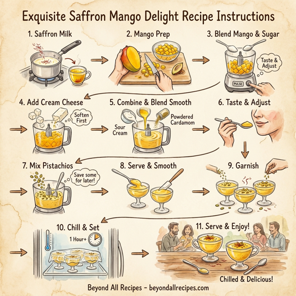 Exquisite Saffron Mango Delight instructions