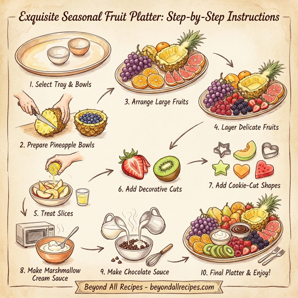 Exquisite Seasonal Fruit Platter instructions