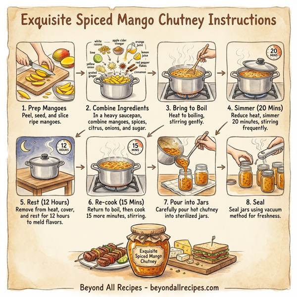 Exquisite Spiced Mango Chutney instructions