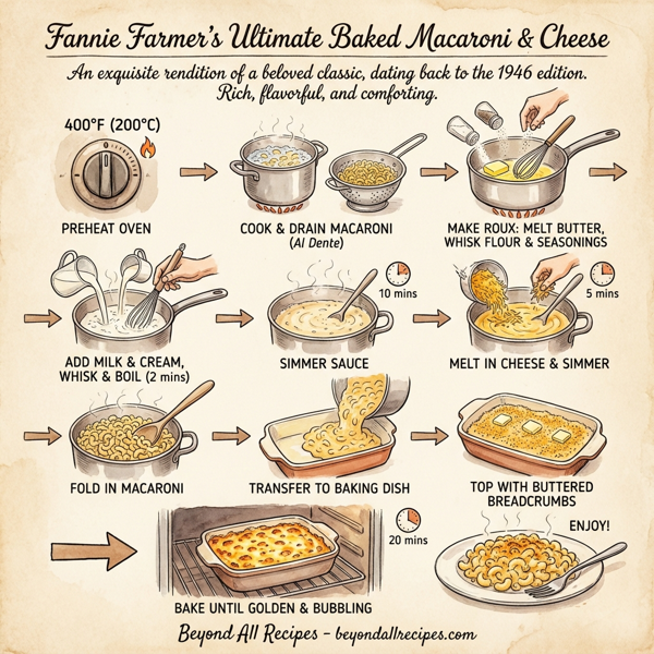 Fannie Farmer's Ultimate Baked Macaroni & Cheese instructions