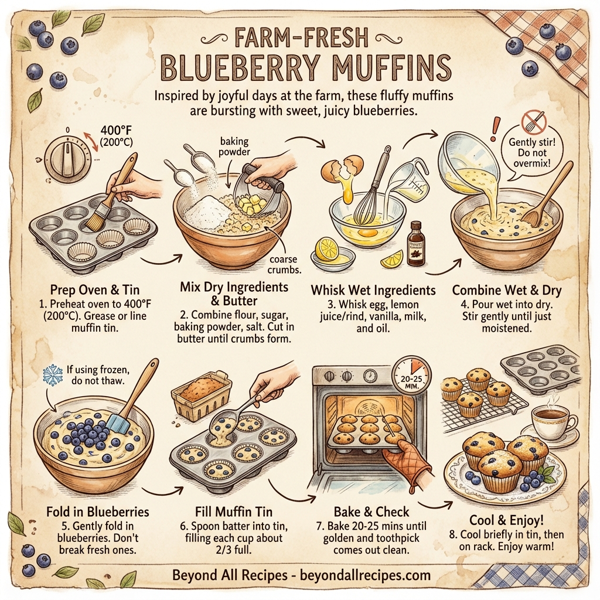 Farm-Fresh Blueberry Muffins instructions