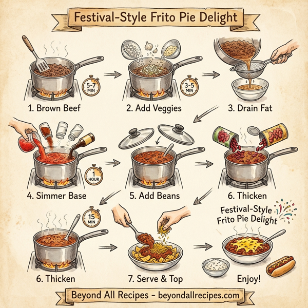 Festival-Style Frito Pie Delight instructions