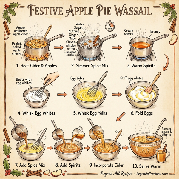 Festive Apple Pie Wassail instructions