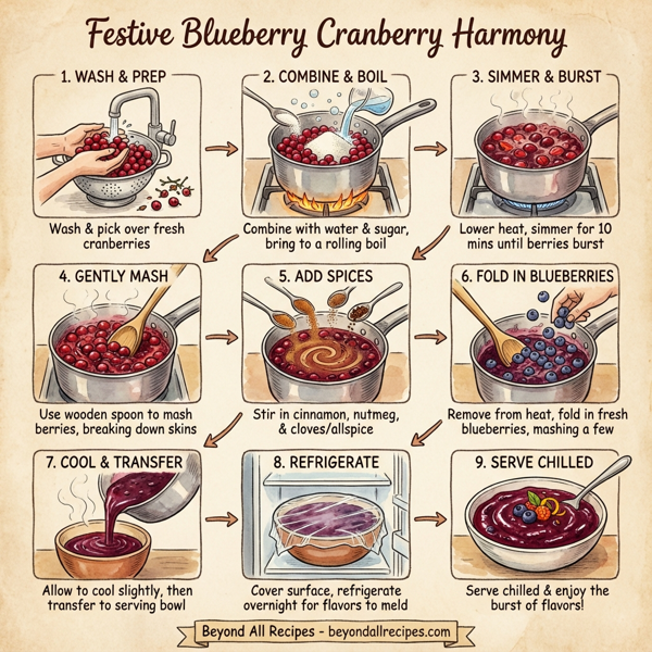 Festive Blueberry Cranberry Harmony instructions