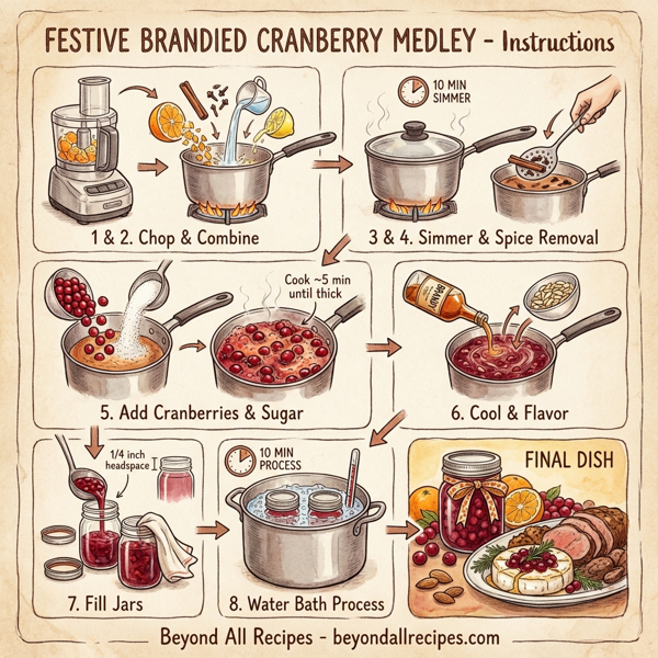 Festive Brandied Cranberry Medley instructions