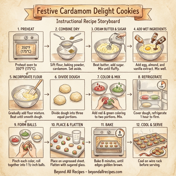 Festive Cardamom Delight Cookies instructions