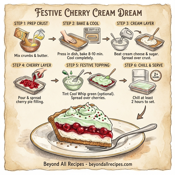 Festive Cherry Cream Dream instructions