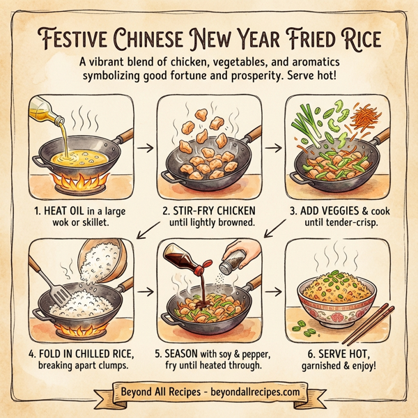 Festive Chinese New Year Fried Rice instructions