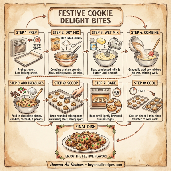 Festive Cookie Delight Bites instructions