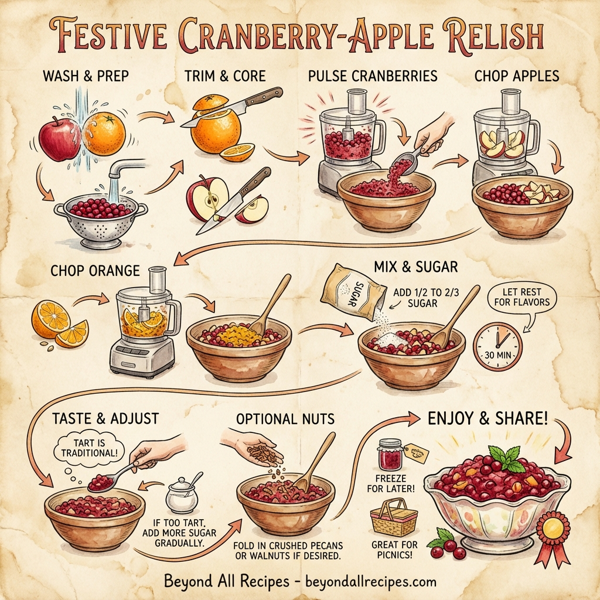 Festive Cranberry-Apple Relish instructions