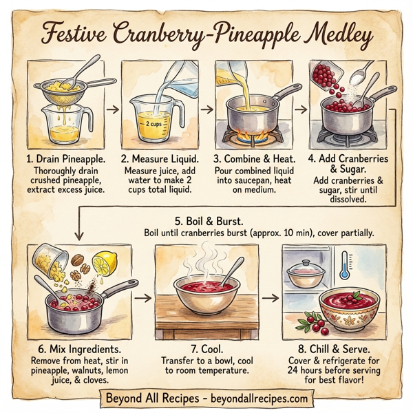 Festive Cranberry-Pineapple Medley instructions