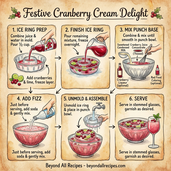Festive Cranberry Cream Delight instructions
