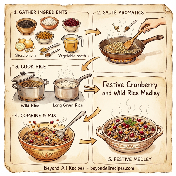 Festive Cranberry and Wild Rice Medley instructions