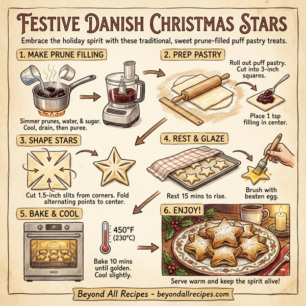 Festive Danish Christmas Stars instructions