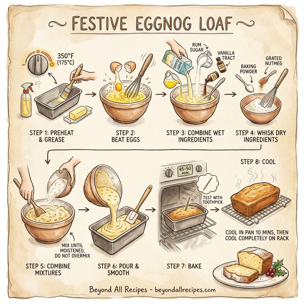Festive Eggnog Loaf instructions
