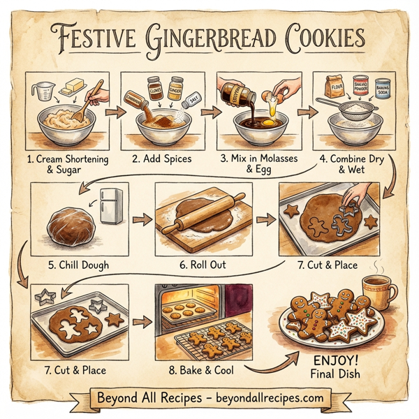 Festive Gingerbread Cookies instructions