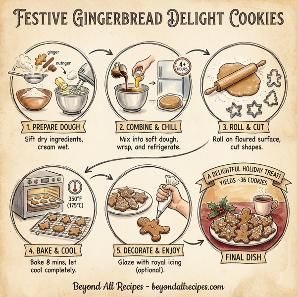 Festive Gingerbread Delight Cookies instructions
