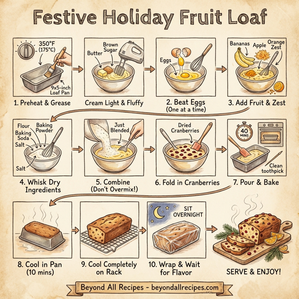 Festive Holiday Fruit Loaf instructions