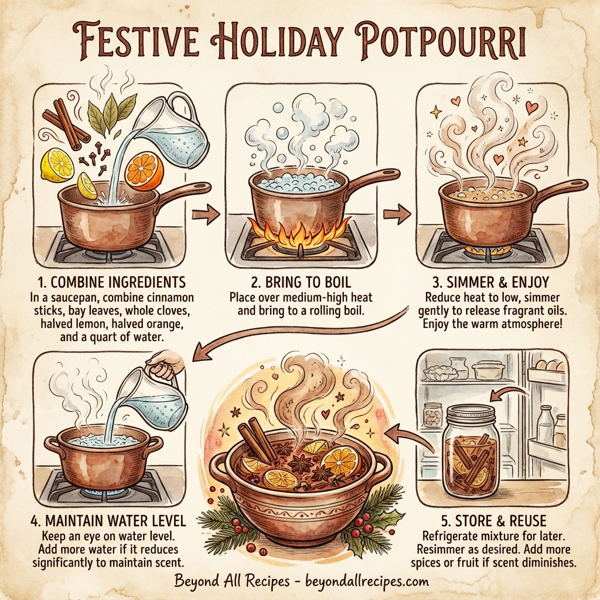 Festive Holiday Potpourri instructions