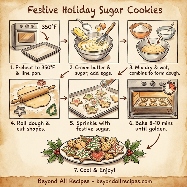 Festive Holiday Sugar Cookies instructions
