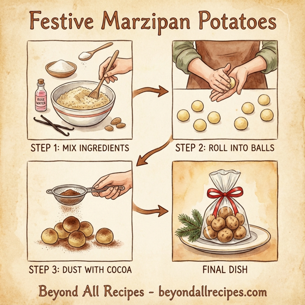 Festive Marzipan Potatoes instructions