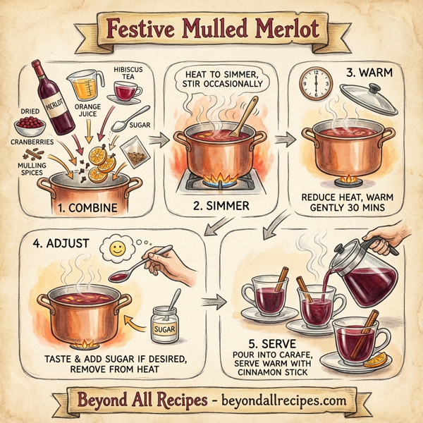 Festive Mulled Merlot instructions