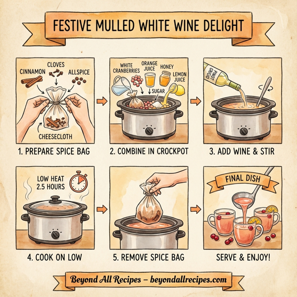 Festive Mulled White Wine Delight instructions