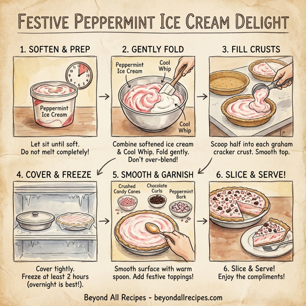 Festive Peppermint Ice Cream Delight instructions